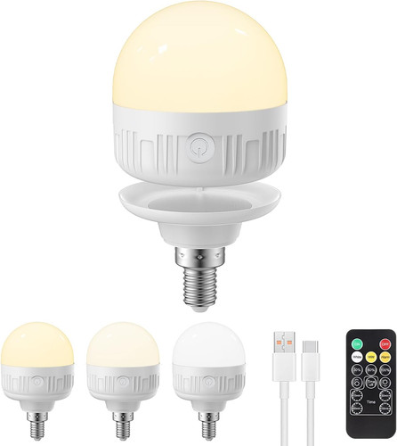 Rechargeable light bulb e14 - light,
