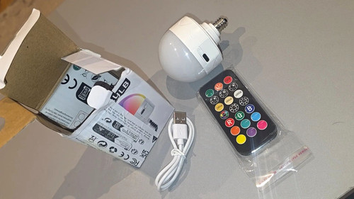 Rechargeable light bulb with - rechargeable,