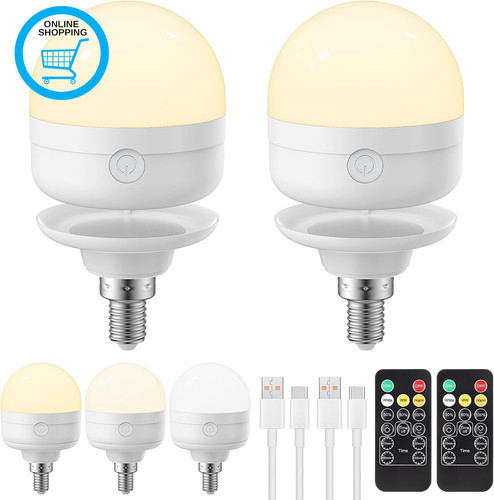 E14 rechargeable light - rechargeable, bulb