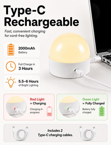 E14 usb rechargeable light - e14,